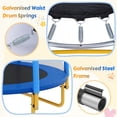 thumbnail image 4 of 5.5FT Kids Trampoline with Basketball Hoop, SEGMART Upgraded Indoor Toddler Trampoline with Enclosure for Kids, Outdoor Round Small Trampoline with Basketball, Gift for Boys Girls, 4 of 6