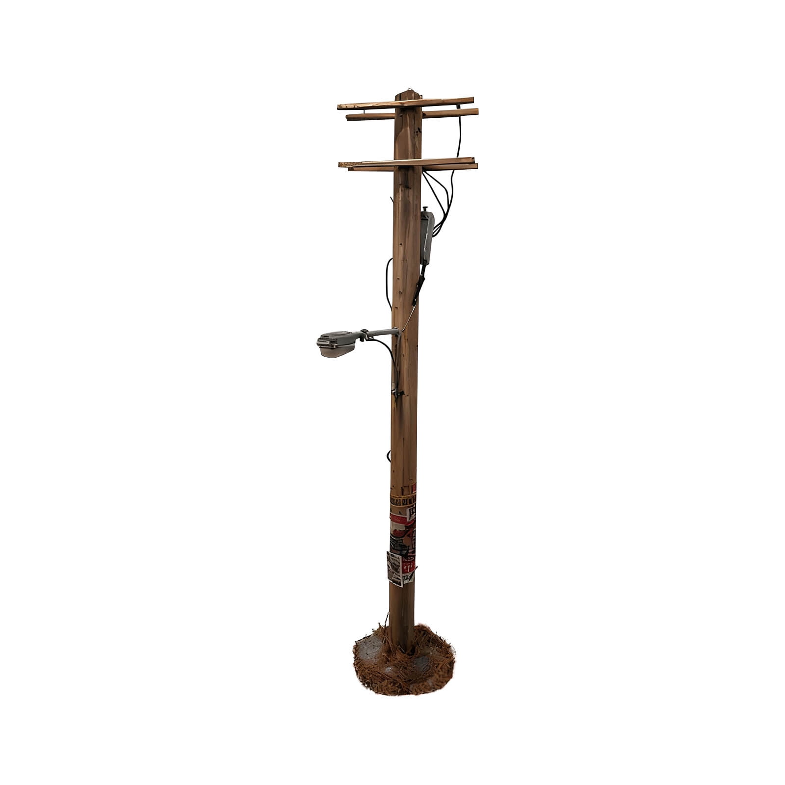 Historic Tiny Street Light Desk Lamp For Model Train Locations And Model Displays With Realistic Particulars