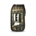 thumbnail image 2 of Vertical Camouflage Rugged Canvas Case Pouch for Nokia 105 (2019), 220 4G , Heavy Duty, w/ Clip Closure, 2 of 2