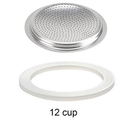 

LIKEM Replacement Gasket Seal for Coffee Espresso Moka Stove Pot Top Silicone Rubber