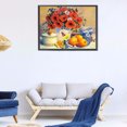 thumbnail image 3 of Cuadros Decorativos Kit de pintura de diamante 5D flor de fruta taladro redondo completo arte de pared DIY (X323) Wdftyju embutido en tela, 3 of 9