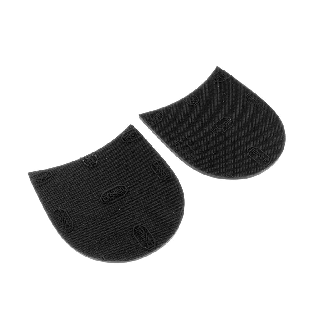 1 Pair Anti Slip Rubber Glue on Shoe Boot Sole Heel Repair Replacement