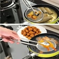 thumbnail image 4 of Vikakiooze 2Pc Multi-Functional Filter Spoon With Clip Food Kitchen Oil-Frying Bbq Filter, 4 of 8