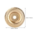 thumbnail image 3 of BotaniNest Disque de Coupe pour Meuleuse d'Angle, Grande Vitesse, Acier, Métal et Acier Inoxydable, Roue de Coupe avec Résistance à la Chaleur et Durabilité, 1 Pce, 3 of 4
