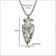 thumbnail image 3 of Vintage Viking Triangle Glowing Shield with Eye of Horus, Titanium Steel Chain, Luminous Men's Pendant, 3 of 3