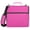 Bright Rose, variant on 3 Ring Zipper Binder with Shoulder Strap Waterproof Trapper Keeper 2 Inch D-Ring 500 Sheets Capacity, Baby Blue
