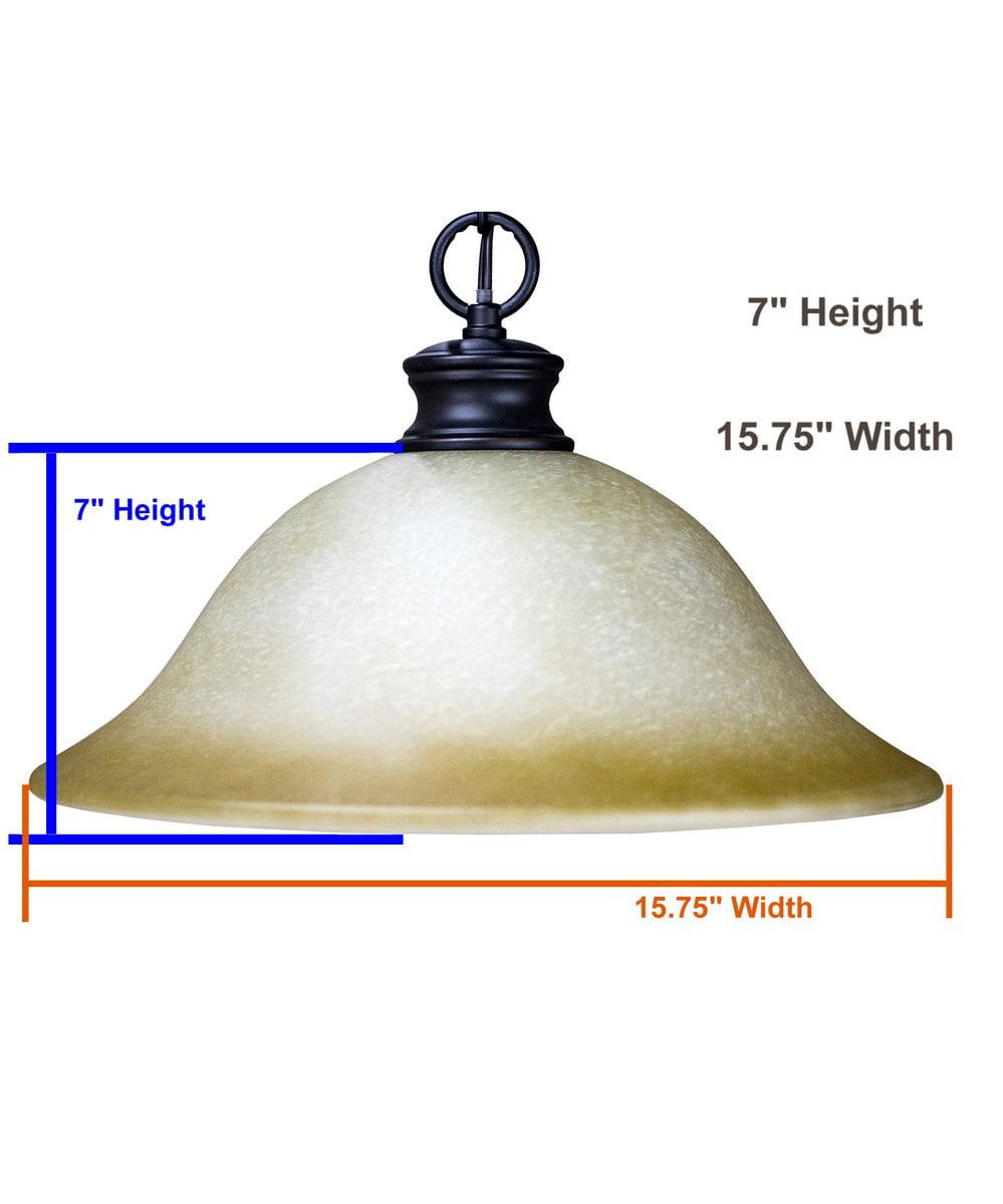 Plug In Swag Pendant Light Oil Rubbed Bronze Glass Shade Com