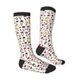 thumbnail image 3 of Fotbe Tulips Flowers print Women's Men's Novelty Crew Socks Cotton Socks Knee High Socks for Walking,Running,Nurses,Pregnancy, 3 of 8