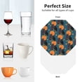 thumbnail image 7 of Bingfone Vintage Owls In Cartoon Style Leather Drinks Coasters with Set of 6,Suitable for Home Kitchen,Coffee Cup Coasters Home Gift, 7 of 7