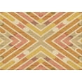 thumbnail image 1 of Ahgly Company Indoor Rectangle Patterned Papaya Orange Area Rugs, 5' x 7', 1 of 6