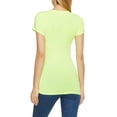 thumbnail image 2 of Womens Basic V Neck Tee, 2 of 2