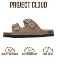 thumbnail image 3 of Sandalias infantiles Project Cloud de cuero genuino con plantilla de corcho, 3 of 4