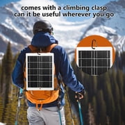 Solar Panels , Portable Solar Panel With USB Output, Lightweight Portable Solar Panel Solar Panel For Power Bank, Phone, Outdoor Camping Hiking Emergency, Portable Backup Power