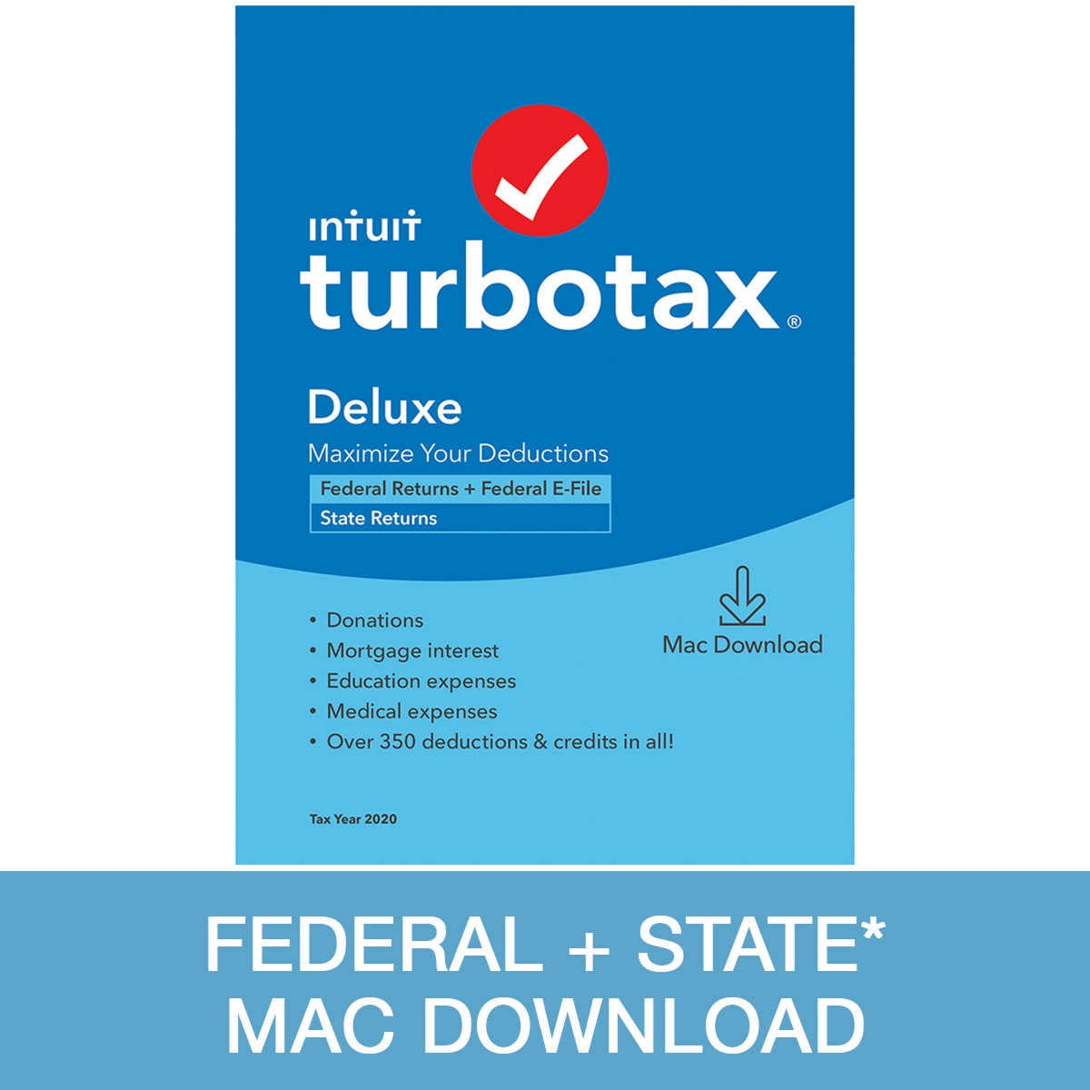 2020 turbotax deluxe with state