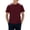 Coffee, variant on BUWTTED Men T Shirts Solid Color Short Sleeve Basic Tops Slim Fit Stretchy Loungewear Summer Casual Beige Shirt L