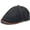 Black, variant on Newsboy Flat Cap,Vintage Ivy Cabbie Hat, Beret Golf Driving Cap for Men & Women