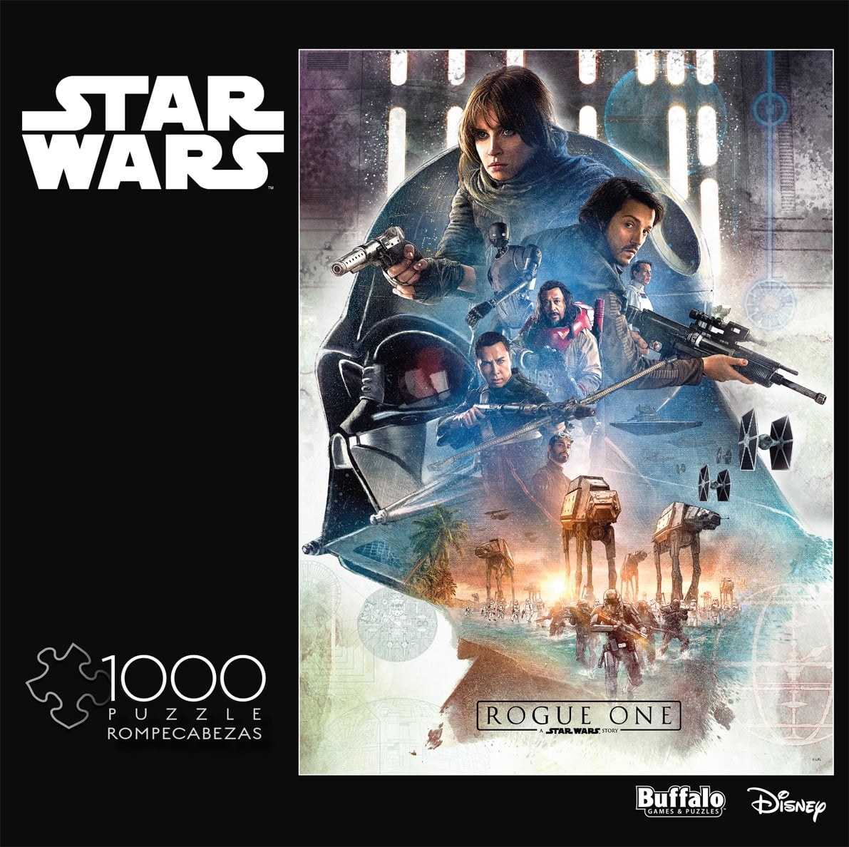 Star Wars Fine Art Collection Scum and Villainy Bounty Hunters 1000 PC Puzzle for sale online 