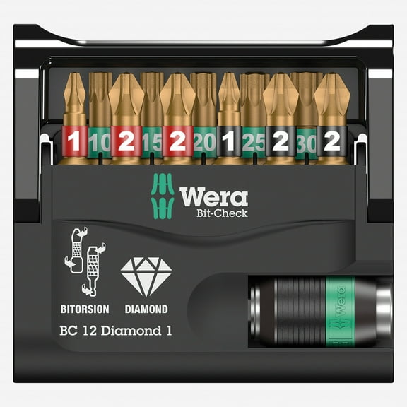 Wera 057421 Bit-Check 12 Diamond 1 Bit Set