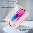 thumbnail image 4 of Case for iPad 10th Generation 10.9-inch 2022, with Built-in Screen Protector and Kickstand, Rugged Full Body Protective Cover for New Apple iPad 10.9 Inch - Light Pink, 4 of 13