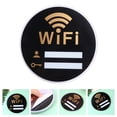 thumbnail image 2 of Acrylic WiFi Password Sign Self-Adhesive Network Coverage Sign Wall Sticker, 2 of 8