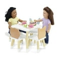 thumbnail image 3 of Emily Rose 18 Inch Doll Wooden Kitchen Table and 4 Chair Dining Set Adorable Animals Theme | 18-in Doll Furniture Accessory - Compatible with American Girl Dolls, 3 of 10