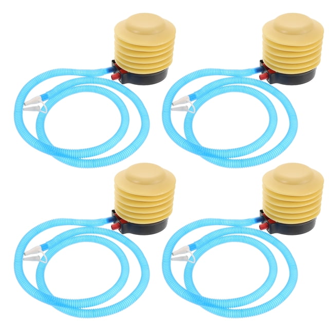 Miangastore 4Pcs Foot Pump Inflatable Pool Air Mattress Bed Float Beach Ball Pump for Kids Adults