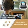 thumbnail image 7 of 1Mii B06TX Bluetooth 5.2 Transmitter for TV with Volume Control, Aux/RCA/Optical/Coaxial Inputs, 7 of 7
