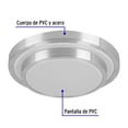 thumbnail image 2 of Luminario LED 18 W plafón decorativo metálico luz día, Basic TRUPER PLA-703L, 2 of 5
