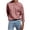 Pink, variant on Men's Long Sleeve Button Down Shirt Casual Untucked Shirts Summer Beach Tops in Regular Fit Black L