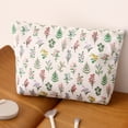 thumbnail image 4 of Linnome Handheld Makeup Bag Portable Handheld Bag Middle Bag High Beauty Small Fresh Lipstick Change Storage Bag in Multicolor, 4 of 6