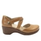 thumbnail image 2 of Sandalia Alegria Savina Latte Cuero Cuña con Tiras Cruzadas, 2 of 5