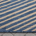 thumbnail image 3 of Well Woven Kesia Blue Indoor/Outdoor Chevron Stripes Geometric Area Rug (7'10" x 9'10"), 3 of 8