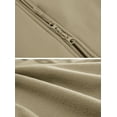 thumbnail image 5 of TACVASEN Mens Hiking Hooded Warm Fleece Jacket Coat Khaki 2XL, 5 of 7