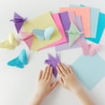 thumbnail image 4 of Uxcell Papel de Copia A5 de Colores, 200 Pcs Papel de Origami para Manualidades y Decoración, Amarillo Claro, 4 of 7