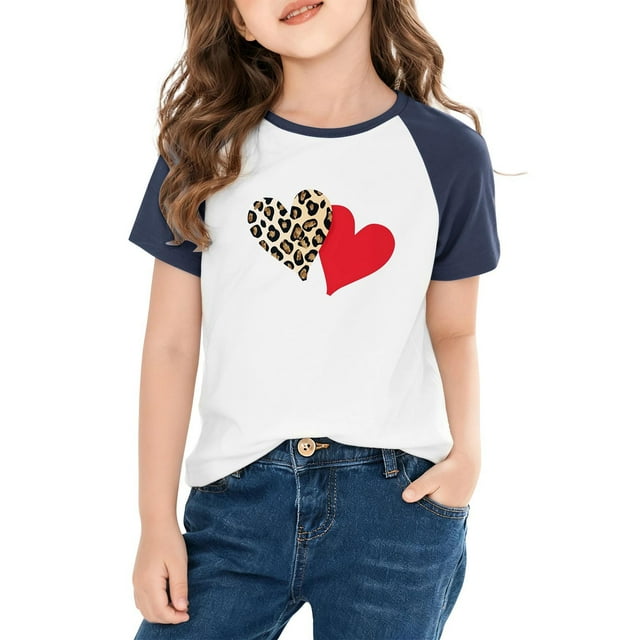 Cowsor T-Shirt à Imprimé Mignon pour Garçons et Filles - T-Shirt Décontracté à Manches Courtes et Col Rond, Designs Tendance pour Porter en Quatre Saisons, École, Fêtes et Séances Photo 3-14 Ans