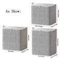 thumbnail image 6 of Djiypn Storage Bags 1 Pack Large Blanket Clothes Organization and Storage Containers for Comforters,Bedding, Foldable Organizer with Reinforced Handle, Clear Window, Sturdy Zippers, 6 of 9