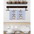 thumbnail image 3 of Blue Easter Kitchen Dish Towels for Drying Dishes Set of 4, Spring Cartoon Bunny Colorful Eggs Wood Grain Waffle Weave Microfiber Hand Tea Bathroom Towels Quick Dry & Absorbent Towel 15.7x23.6, 3 of 7
