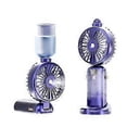 thumbnail image 2 of 5000MAh Portable Fan with Mist Function, LCD Display, USB Quiet Cordless Mini Electric Fan Rechargeable Water Fan, A, 2 of 5