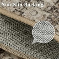 thumbnail image 6 of FairOnly 10'x13'Large Vintage Washable Area Rug Non Slip Soft Foldable Low Pile Distressed Indoor Floor Carpet for Living Room Bedroom Nursery,Camel, 6 of 7
