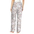thumbnail image 3 of Daiia Cat Bear Rabbit Women's Sleep Pant with Pockets and Drawstring,Pajama Pants-Small, 3 of 9