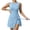 Blue, variant on Hvogkswy Workout Jumpsuits for Women Solid Crew Neck Sleeveless Stretchy Romper Breathable Quick-Dry Athletic Yoga Jumpsuit