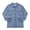 Light Blue, variant on Jackets for Women Solid Color Denim Button Front Jacket with Flap Pockets Side Slit Hem Casual Long Sleeve Trucker Coat