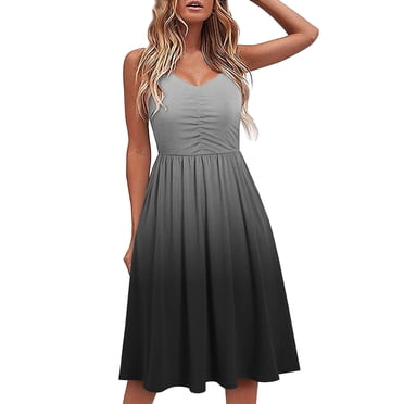 Vestido Negro Con Tirantes Finos Y Flores Para Mujer, Vestido Largo Con Abertura, Elegante, De Gama Alta, Para Verano, 2025 / Vestidos