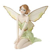 Flower Pixie Fairy Gifts Miniature Decor Figurine Home Ornament Garden 7x19x13cm