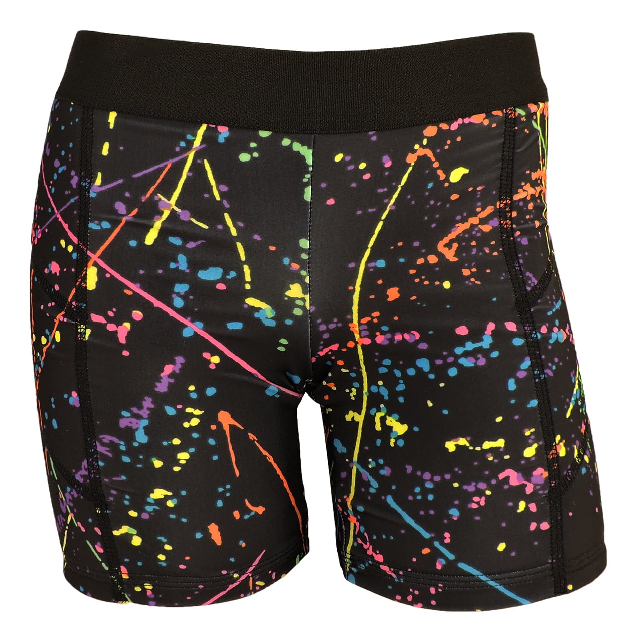 Pro Line Softball Sliding Shorts (Paint Splatter, Medium) Paint