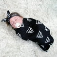 thumbnail image 3 of Newborn Swaddle Blanket Baby Swaddle Wrap Newborn Blanket Organic Cotton Swaddle Swaddling Headbands Set Organic Cotton Blanket Baby Swaddle Blanket Organic Baby Blanket Baby Wrap Swaddle, 3 of 9
