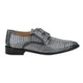 thumbnail image 5 of LIBERTYZENO Mens Genuine Leather Hornback Print Dress Shoes, Gray, 5 of 7