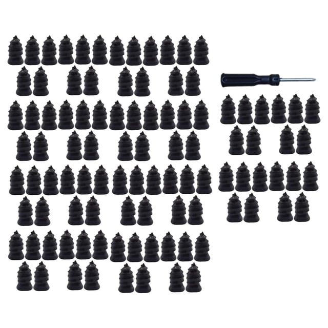 Zorion Clous de Réparation de Pneus Légers, Durables, Portables, Réparation Rapide de Pneus 100 Pcs Grands
