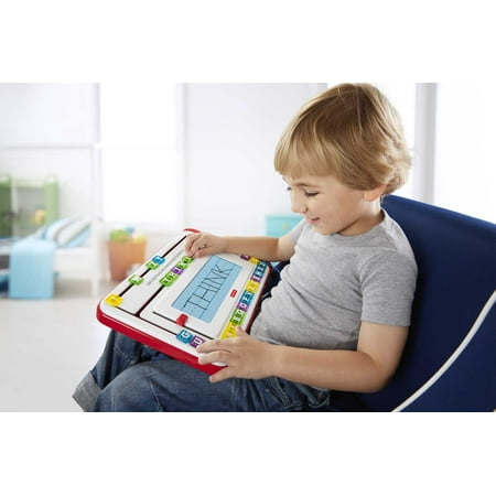 Fisher-Price Think & Learn Alpha SlideWriter Preschool Magnetic Drawing Tablet with Letter Tiles