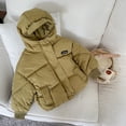 thumbnail image 6 of Godderr Kids Toddler Boys Girls Down Warm Cotton jacket 1-8Y Winter Hoodie Coats Fashion down Coats Baby Short Section Thickened Winter Jacket, 6 of 7